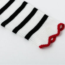 Load image into Gallery viewer, Scallop Collar &amp; Cuff Knitted Shirt