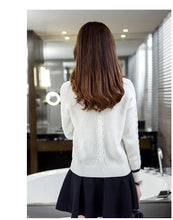 Load image into Gallery viewer, Striped V-Neck Sweater