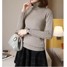 Load image into Gallery viewer, Warm Turtleneck Sweater