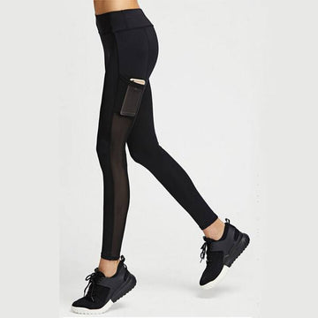 Mesh Patchwork Sports Leggings