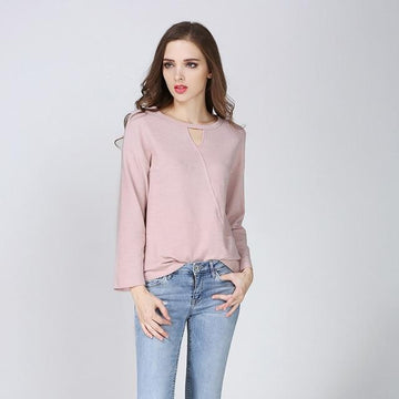 Solid Long Sleeve Shirt