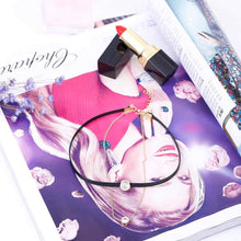 Load image into Gallery viewer, Double Layer Crystal Choker