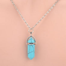 Load image into Gallery viewer, Natural Stone Pendant Necklace