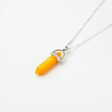 Load image into Gallery viewer, Natural Stone Pendant Necklace
