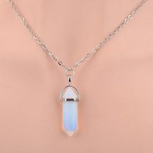 Load image into Gallery viewer, Natural Stone Pendant Necklace