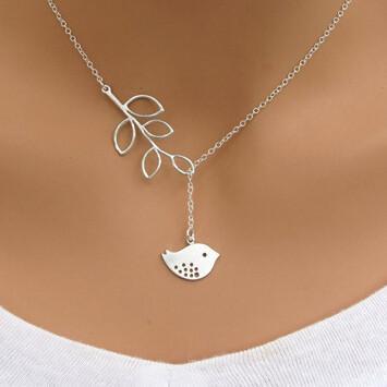 Plant Bird Pendant