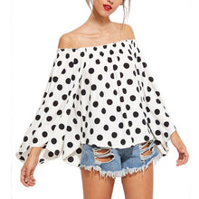 Load image into Gallery viewer, Casual Flare Sleeve Off-Shoulder