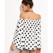 Load image into Gallery viewer, Casual Flare Sleeve Off-Shoulder