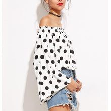 Load image into Gallery viewer, Casual Flare Sleeve Off-Shoulder