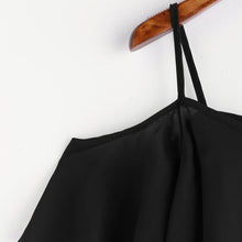 Load image into Gallery viewer, Plaid Crop Off-Shoulder