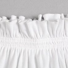 Load image into Gallery viewer, Ruffled Half Sleeve Crop Off-Shoulder