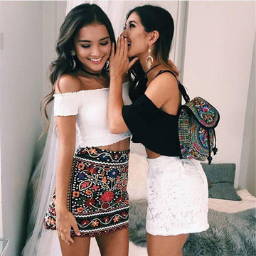 Sexy Crop Off-Shoulder