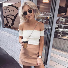 Load image into Gallery viewer, Sexy Crop Off-Shoulder