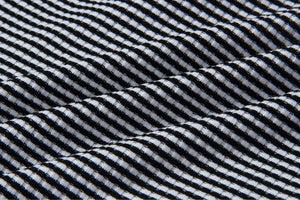 Striped Crop Off-Shoulder