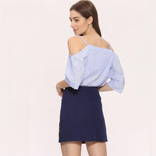 Load image into Gallery viewer, Striped Off-Shoulder