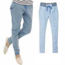 Load image into Gallery viewer, Drawstring &amp; Elastic Waist Pants