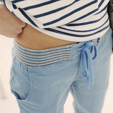 Load image into Gallery viewer, Drawstring &amp; Elastic Waist Pants