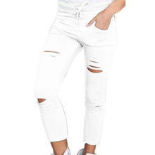 Load image into Gallery viewer, Drawstring Waist Denim Pants