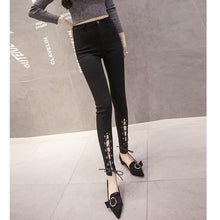 Load image into Gallery viewer, Lace-Up Pants