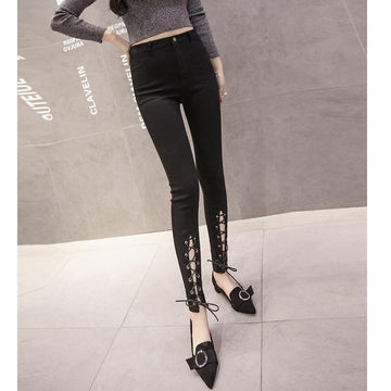 Lace-Up Pants