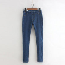 Load image into Gallery viewer, Pencil Elastic Waist Jeans
