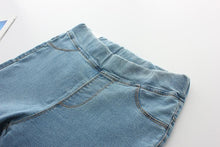 Load image into Gallery viewer, Pencil Elastic Waist Jeans