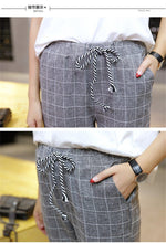 Load image into Gallery viewer, Plaid Harem Pants
