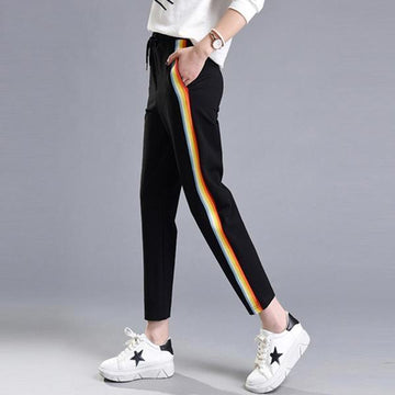 Rainbow Striped Pants