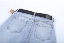 Load image into Gallery viewer, Shredded Hem Jeans
