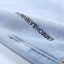 Load image into Gallery viewer, Shredded Hem Jeans