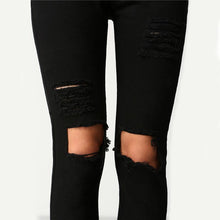 Load image into Gallery viewer, Shredded Pencil Jeans