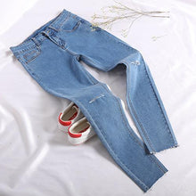 Load image into Gallery viewer, Shredded Slim Jeans