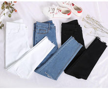 Load image into Gallery viewer, Shredded Slim Jeans