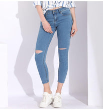 Load image into Gallery viewer, Shredded Slim Jeans