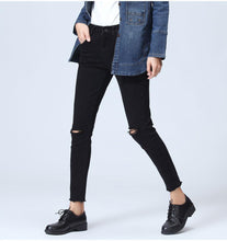 Load image into Gallery viewer, Shredded Slim Jeans