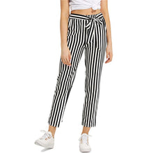 Load image into Gallery viewer, Striped Bow Tie Pants