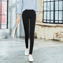 Load image into Gallery viewer, Striped Elastic Waist Pencil Pants