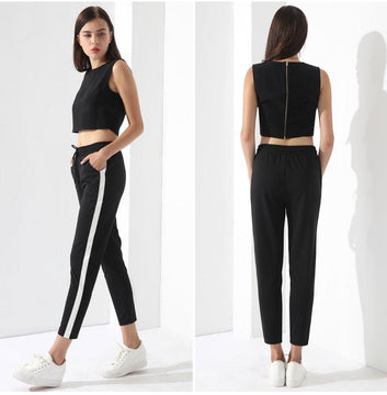 Striped Harem Pants