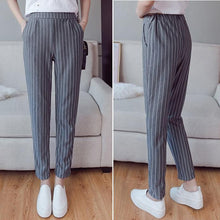 Load image into Gallery viewer, Striped Harem Pants