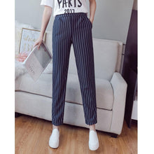 Load image into Gallery viewer, Striped Harem Pants