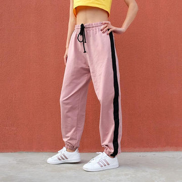 Striped Running Pants