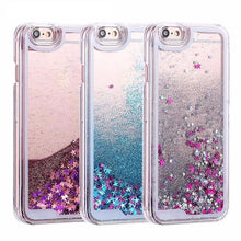 Load image into Gallery viewer, Glitter Stars Dynamic Liquid iPhone Case (8 Colors)