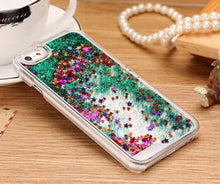 Load image into Gallery viewer, Glitter Stars Dynamic Liquid iPhone Case (8 Colors)