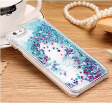 Load image into Gallery viewer, Glitter Stars Dynamic Liquid iPhone Case (8 Colors)