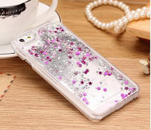 Load image into Gallery viewer, Glitter Stars Dynamic Liquid iPhone Case (8 Colors)