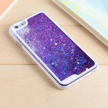 Load image into Gallery viewer, Glitter Stars Dynamic Liquid iPhone Case (8 Colors)