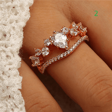 Load image into Gallery viewer, CZ Rings Set