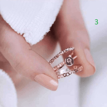 Load image into Gallery viewer, CZ Rings Set