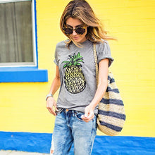 Load image into Gallery viewer, Pineapple Print T-Shirt (5 Colors)