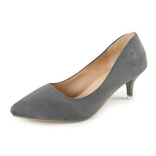 Load image into Gallery viewer, Plus Size 35-42 Spring Autumn Women Shoes Office lady Pumps Med Heels Boat Shoes Low heel Basic Pump Shallow dress Shoes CY2063